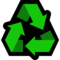 Recycling Symbol emoji on Microsoft